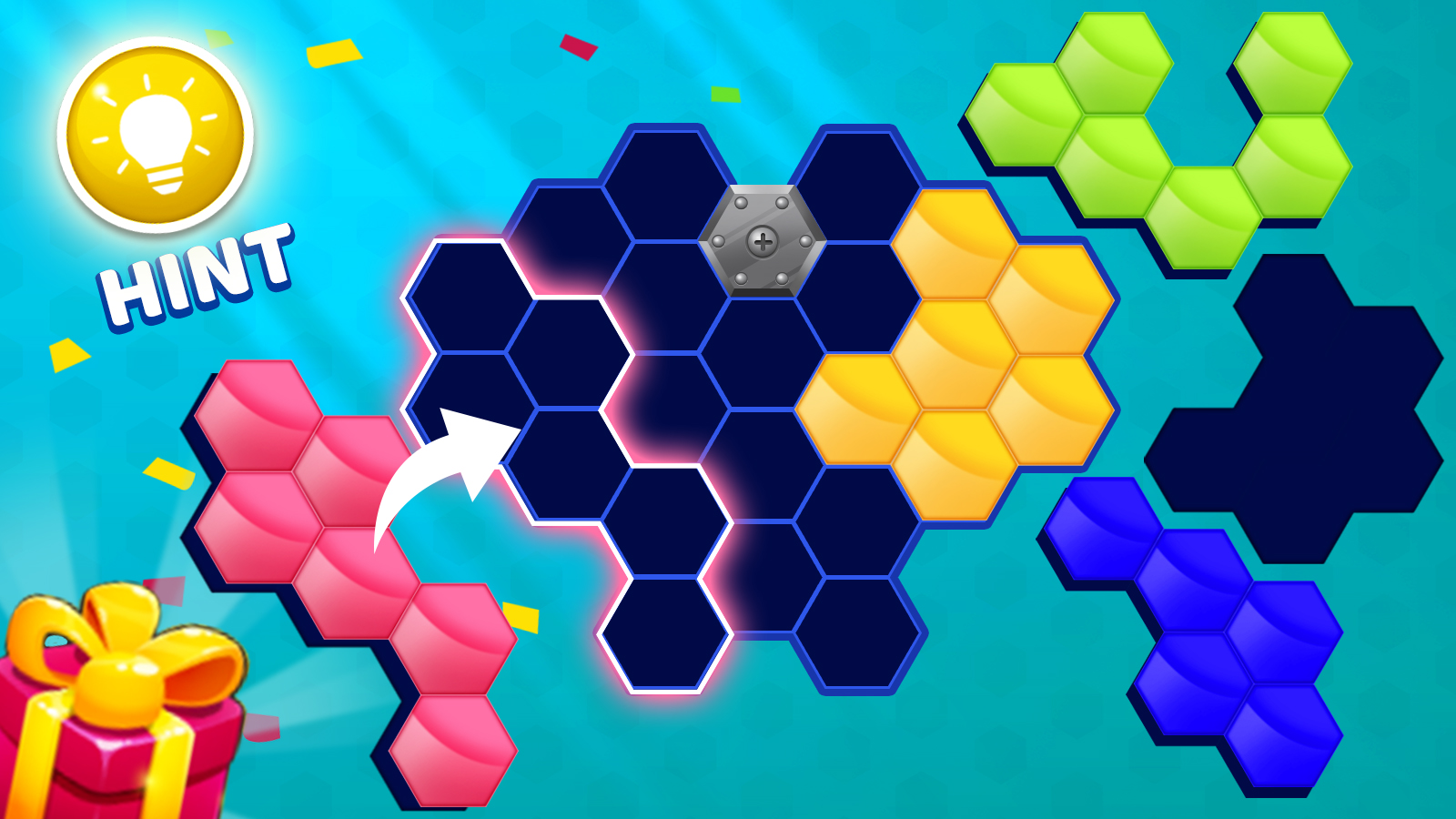 اسکرین شات 1 بازی Hexagon Match