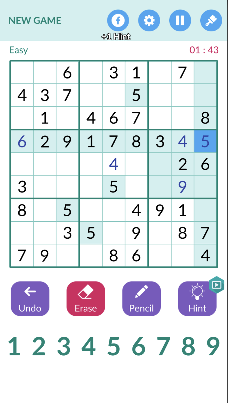 اسکرین شات 4 بازی Sudoku Master