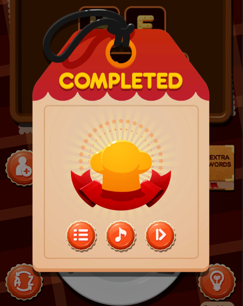 اسکرین شات 3 بازی Word Cooking