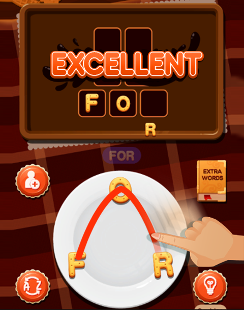 اسکرین شات 2 بازی Word Cooking
