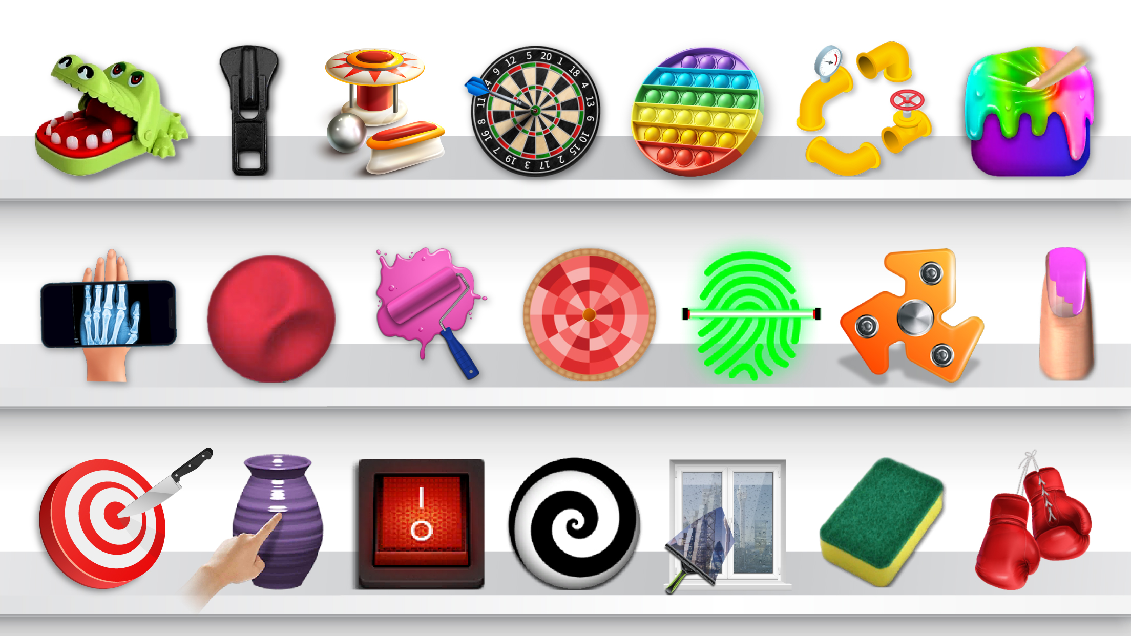 اسکرین شات 1 بازی Antistress Mini Relaxing Games