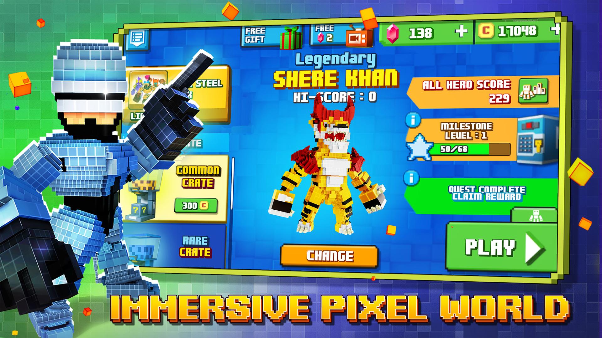 اسکرین شات 2 بازی Super Pixel Heroes