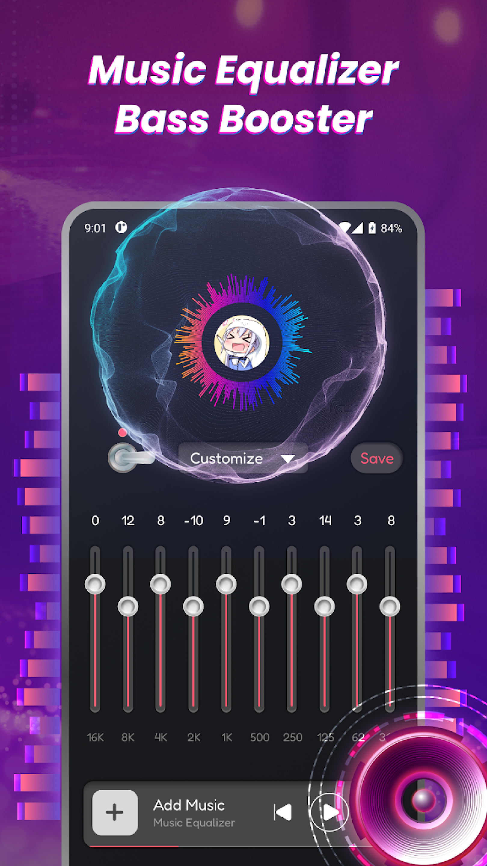 اسکرین شات 1 برنامه Volume Booster- Sound Enhancer