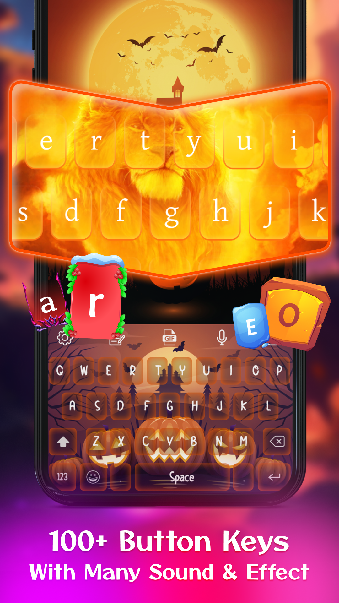 اسکرین شات 5 برنامه Keyboard Maker: Keyboard Theme