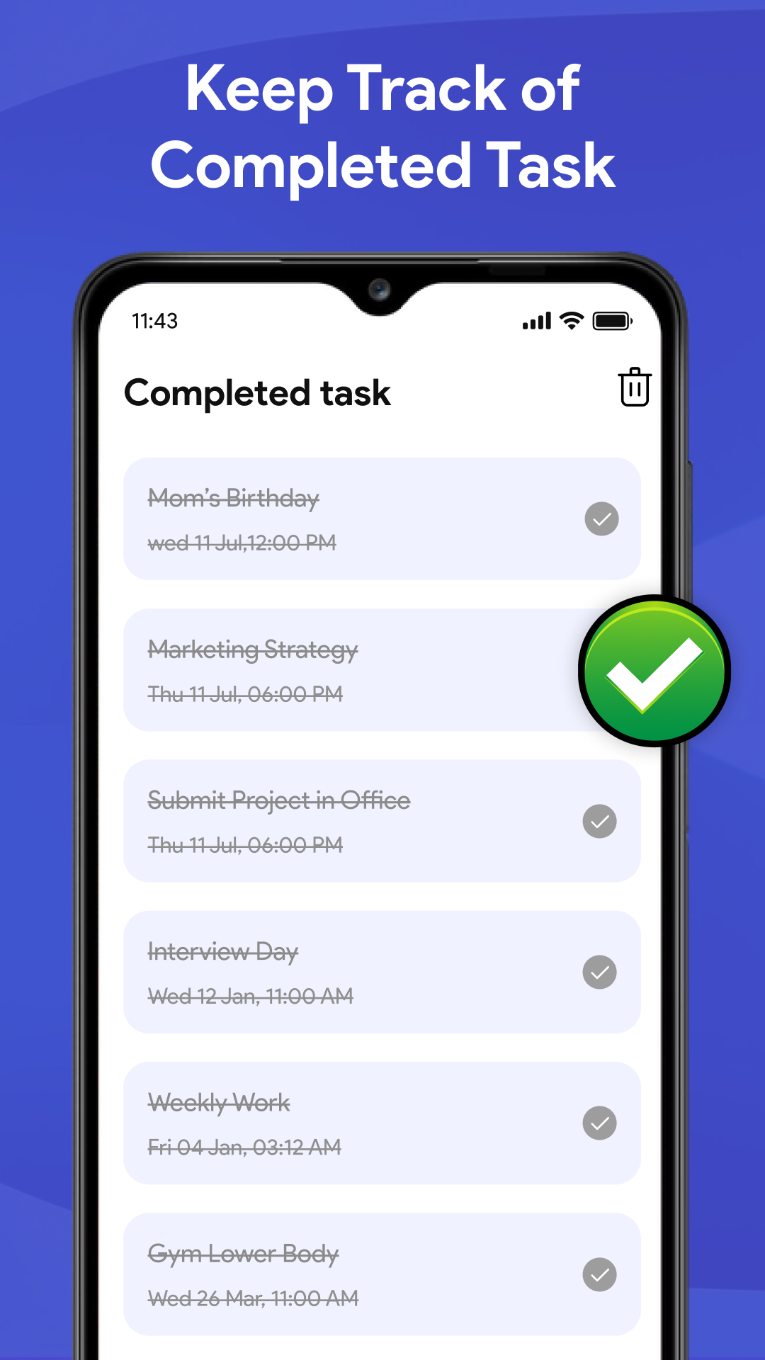 اسکرین شات 5 برنامه Reminder