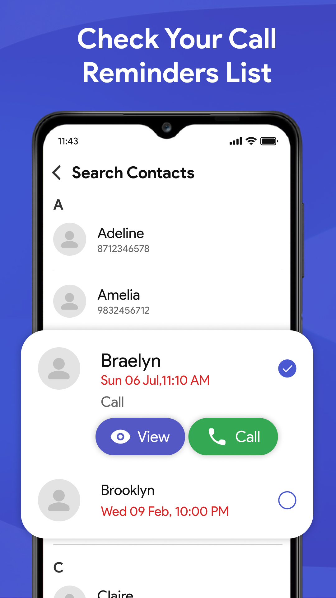 اسکرین شات 4 برنامه Reminder