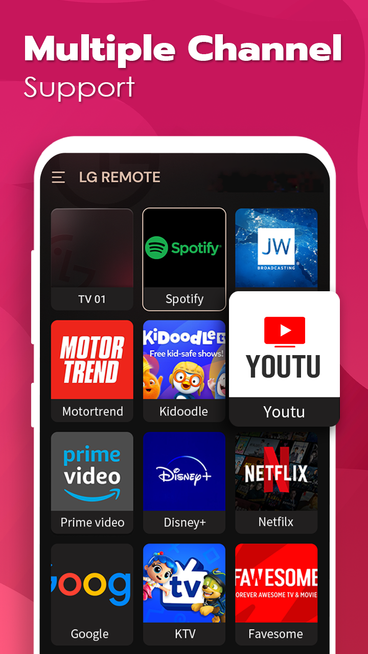 اسکرین شات 3 برنامه Remote Control For LG TV