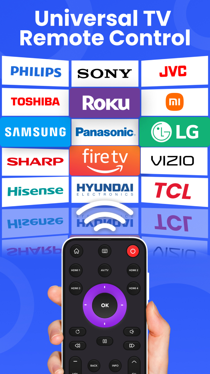 اسکرین شات 1 برنامه Remote Control for All TV
