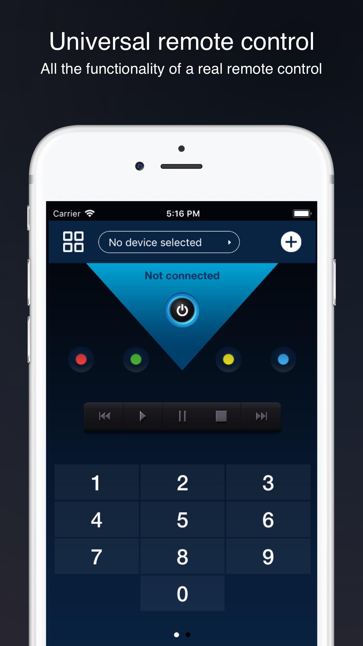 اسکرین شات 2 برنامه Universal remote control