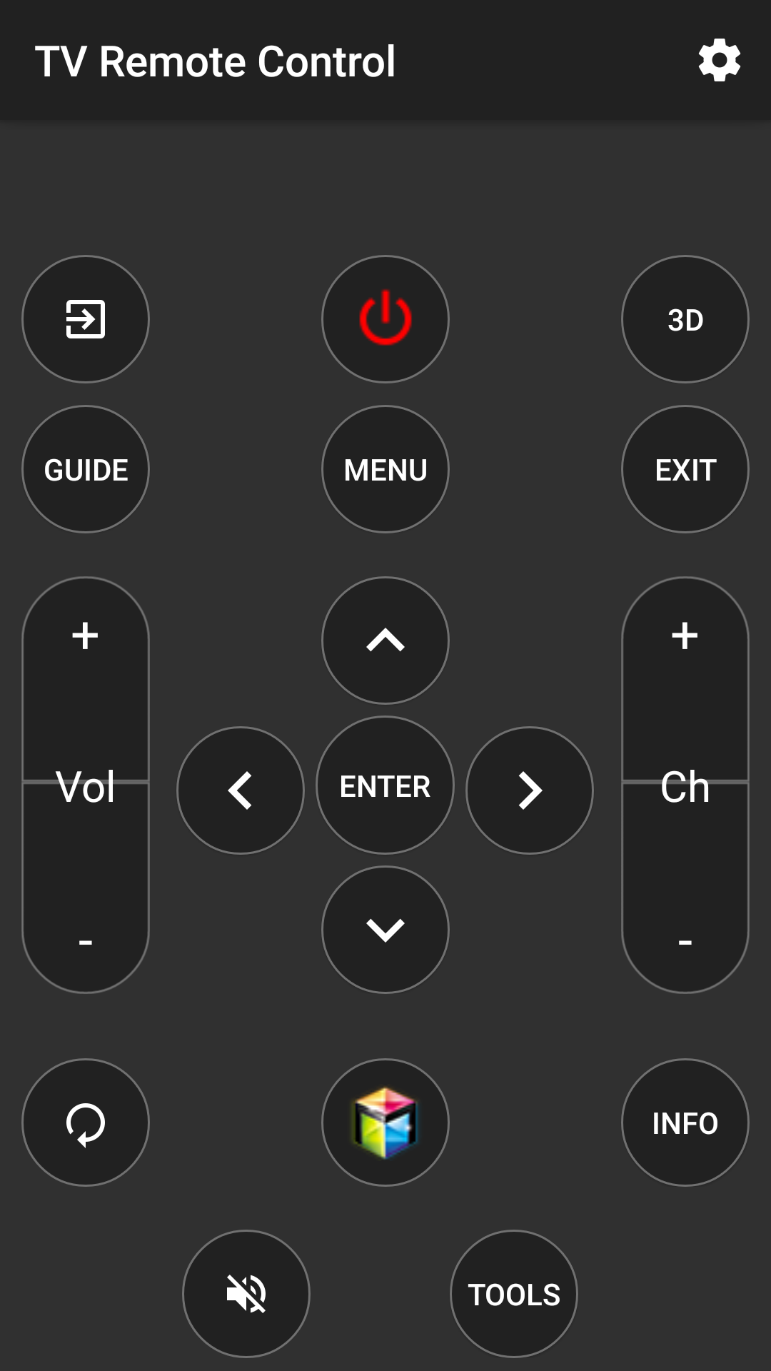 اسکرین شات 1 برنامه TV Remote Control