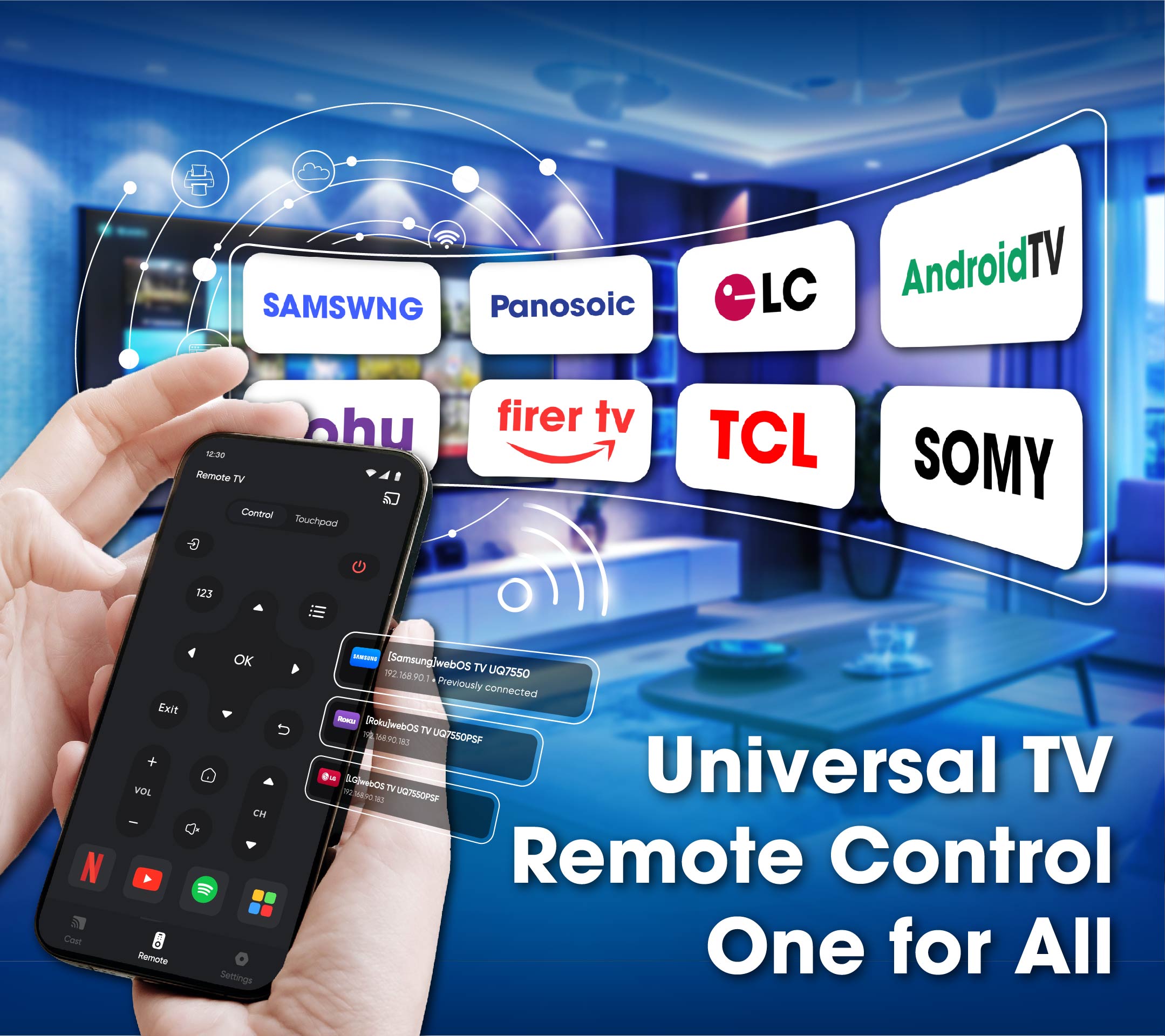 اسکرین شات 1 برنامه My Remote: Smart TV Remote