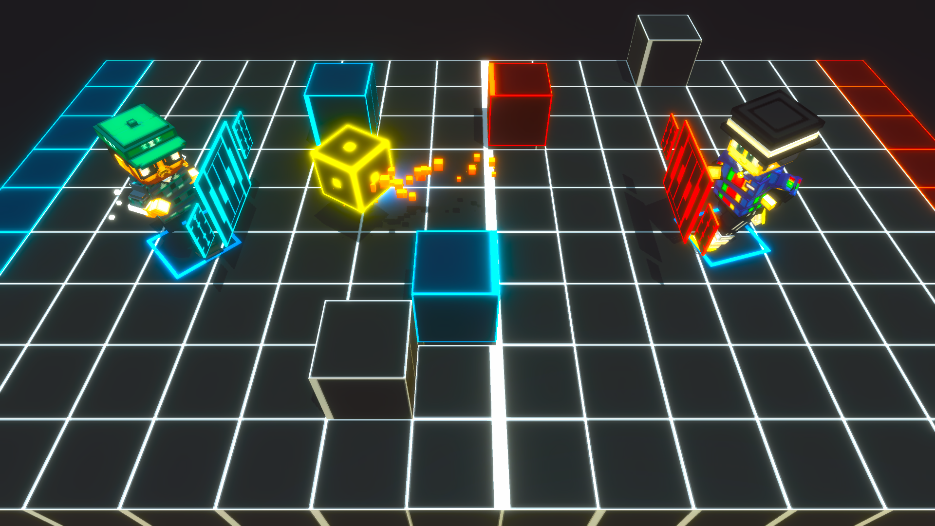 اسکرین شات 5 بازی 2 Player Games: Block Party