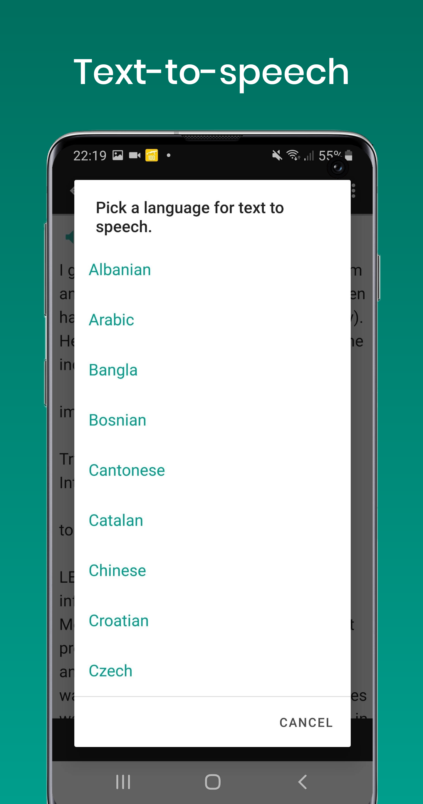 اسکرین شات 4 برنامه Text Fairy (OCR Text Scanner)