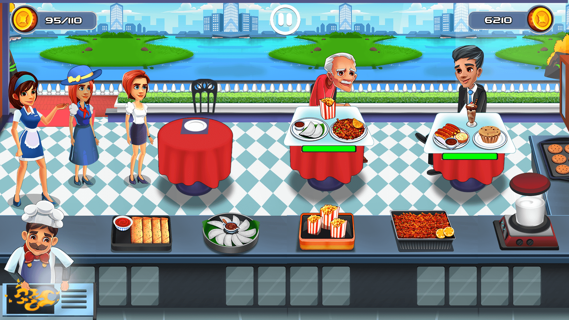 اسکرین شات 6 بازی Cooking Cafe - Food Chef