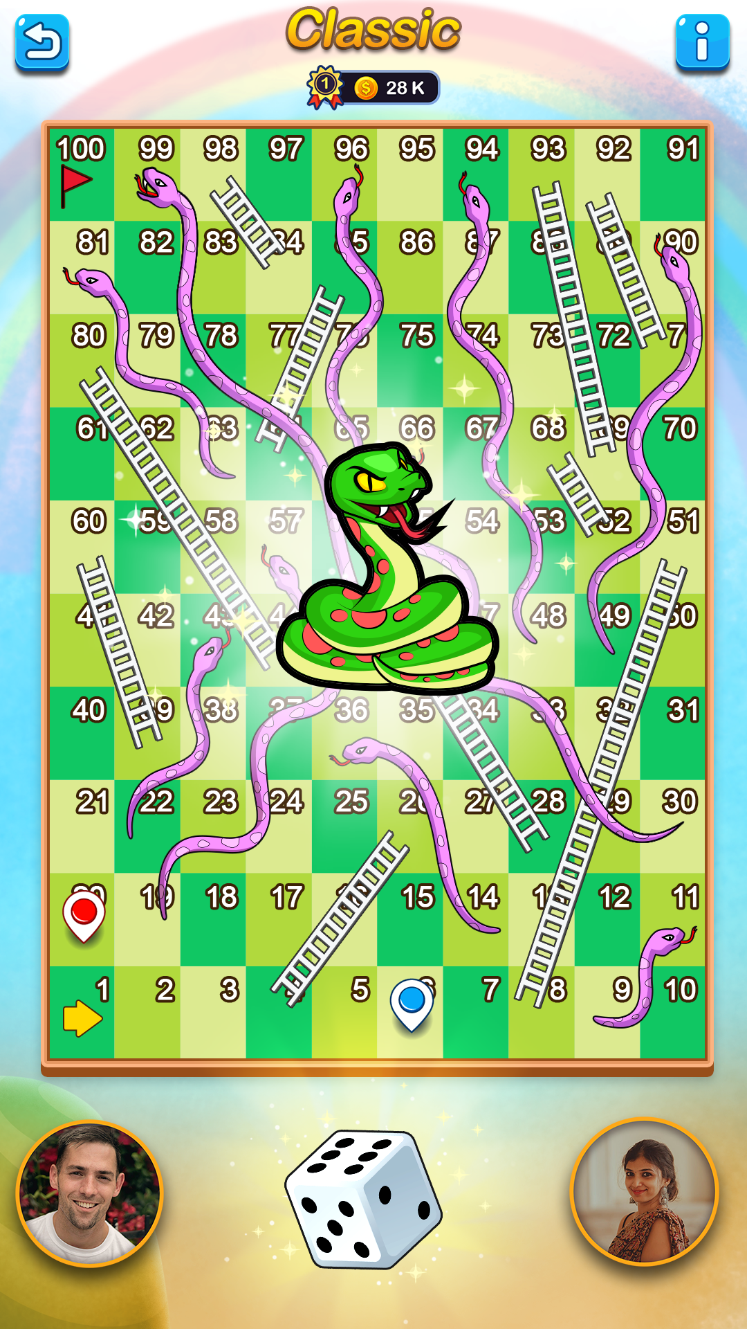 اسکرین شات 1 بازی Ludo Game
