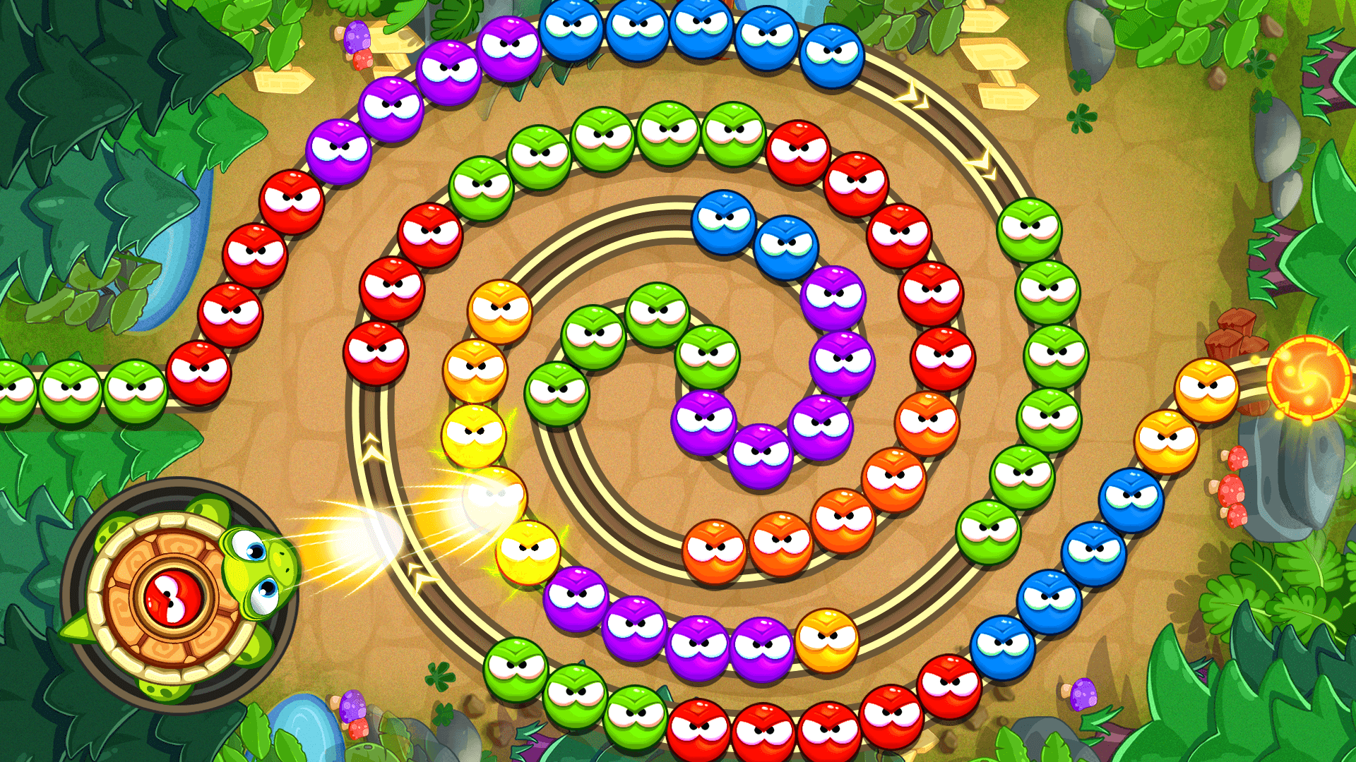 اسکرین شات 1 بازی Marble Blast - Zumba Jungle