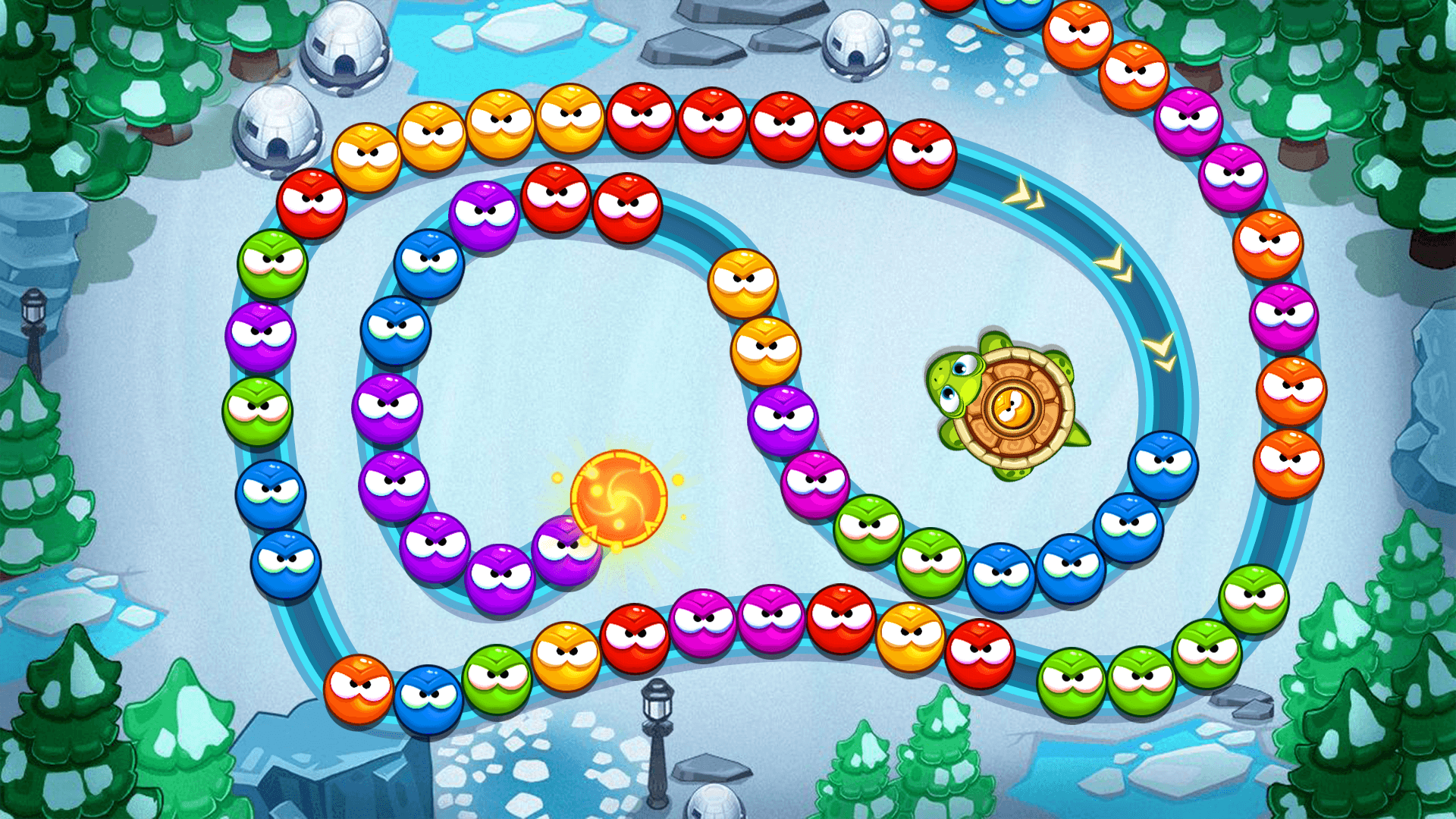 اسکرین شات 4 بازی Marble Blast - Zumba Jungle