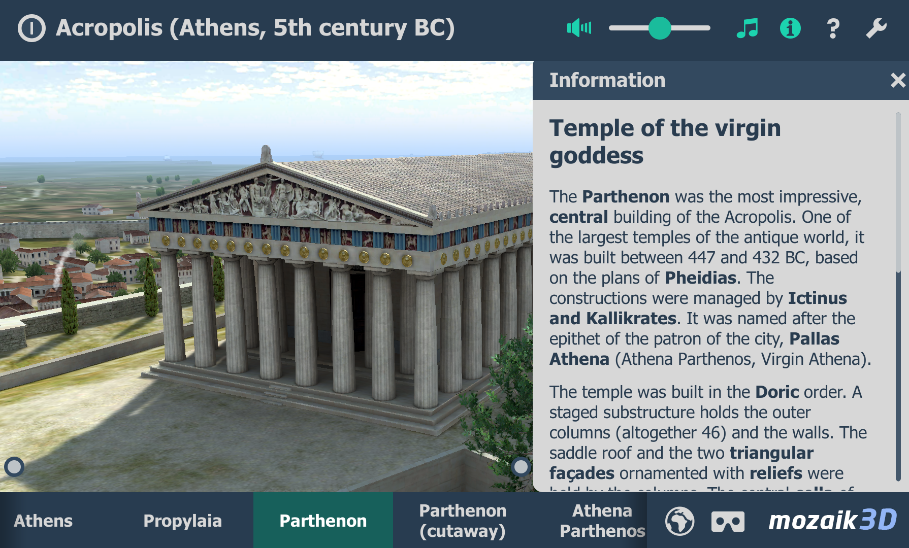 اسکرین شات 3 برنامه Acropolis educational 3D scene