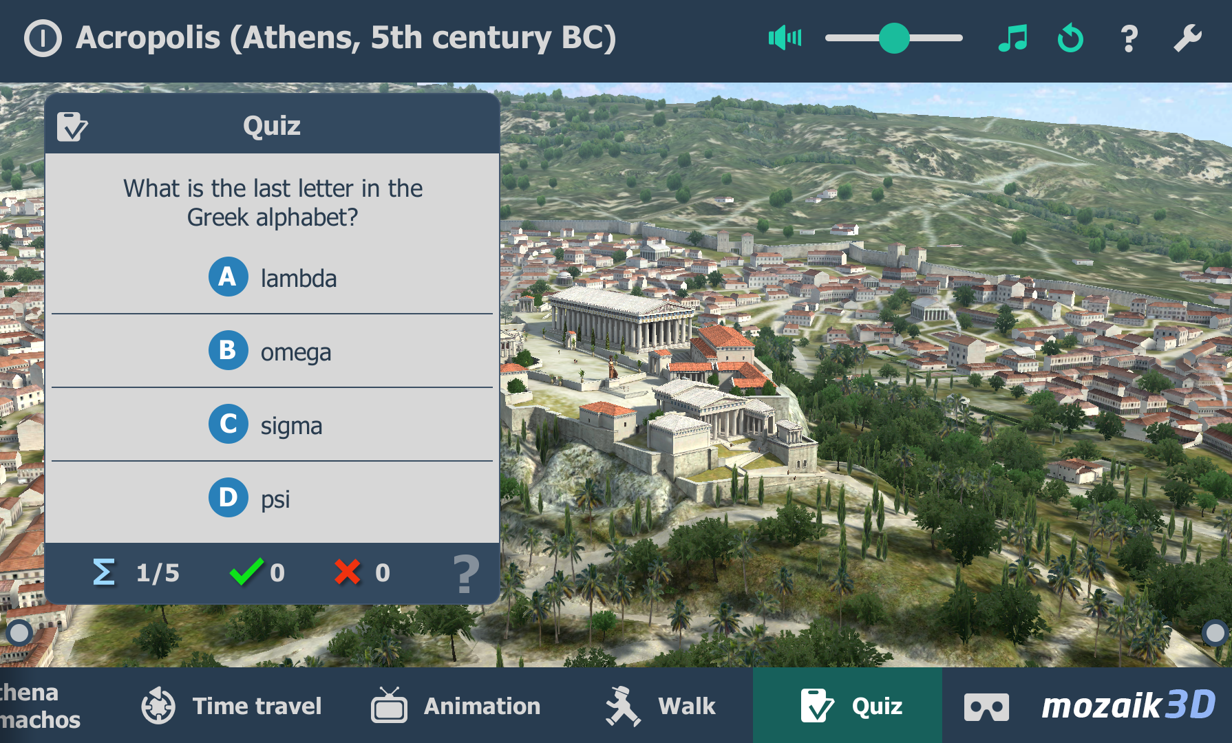 اسکرین شات 6 برنامه Acropolis educational 3D scene