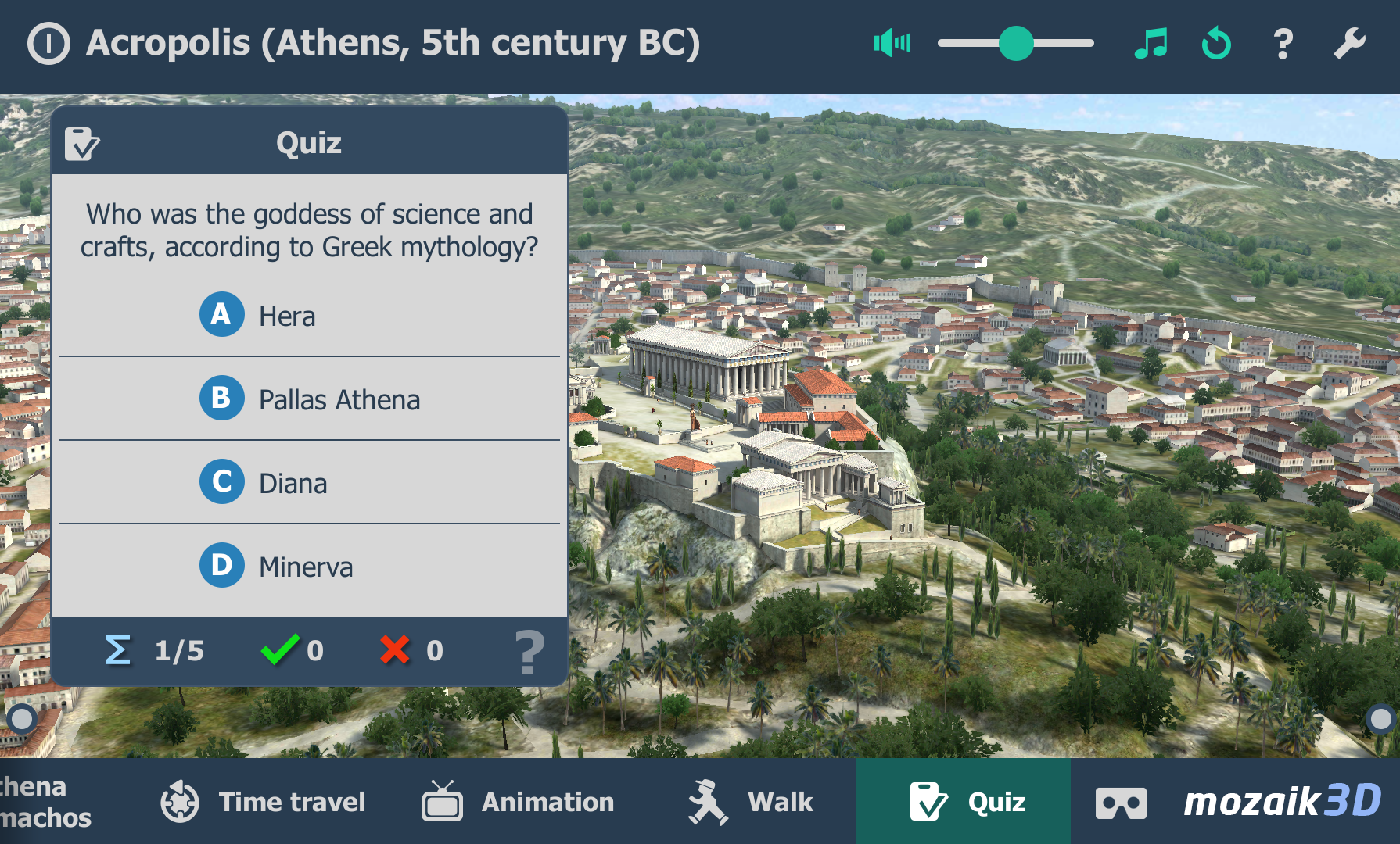 اسکرین شات 6 برنامه Acropolis educational 3D scene