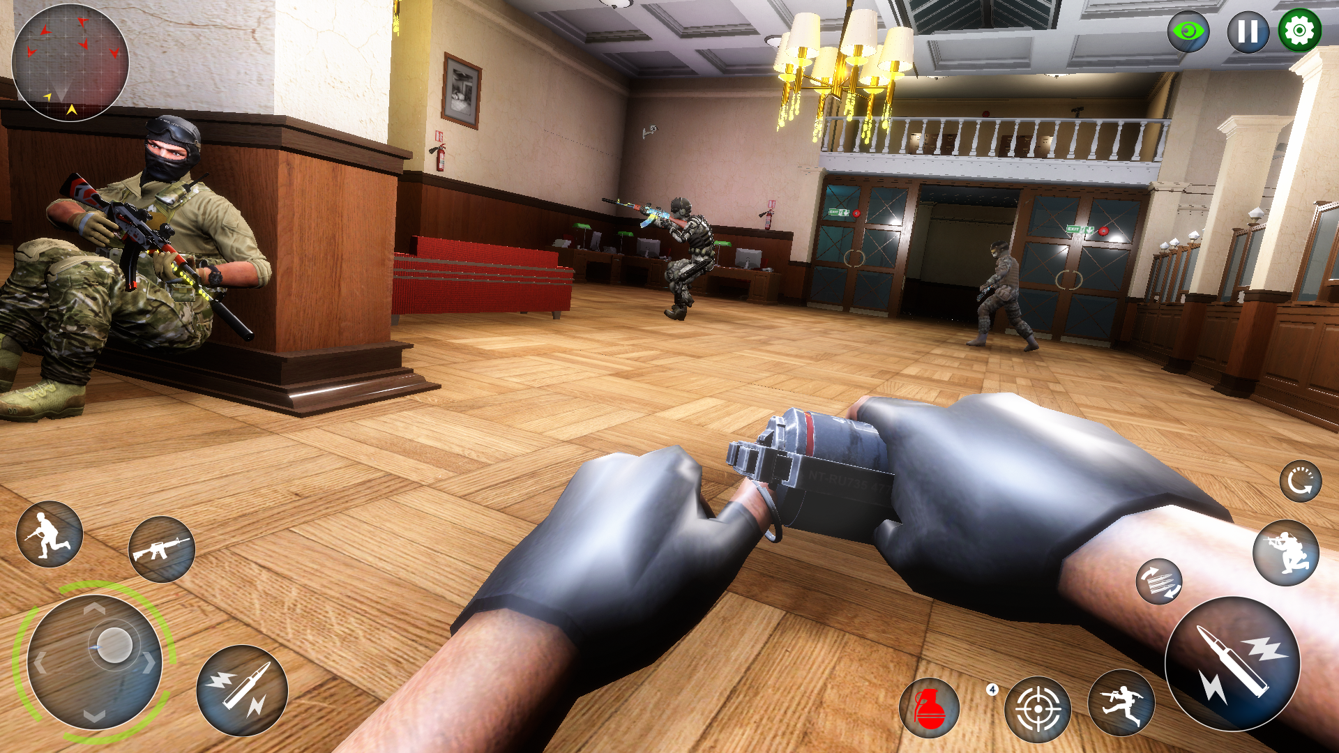 اسکرین شات 3 بازی FPS Gun Commando Shooting Game