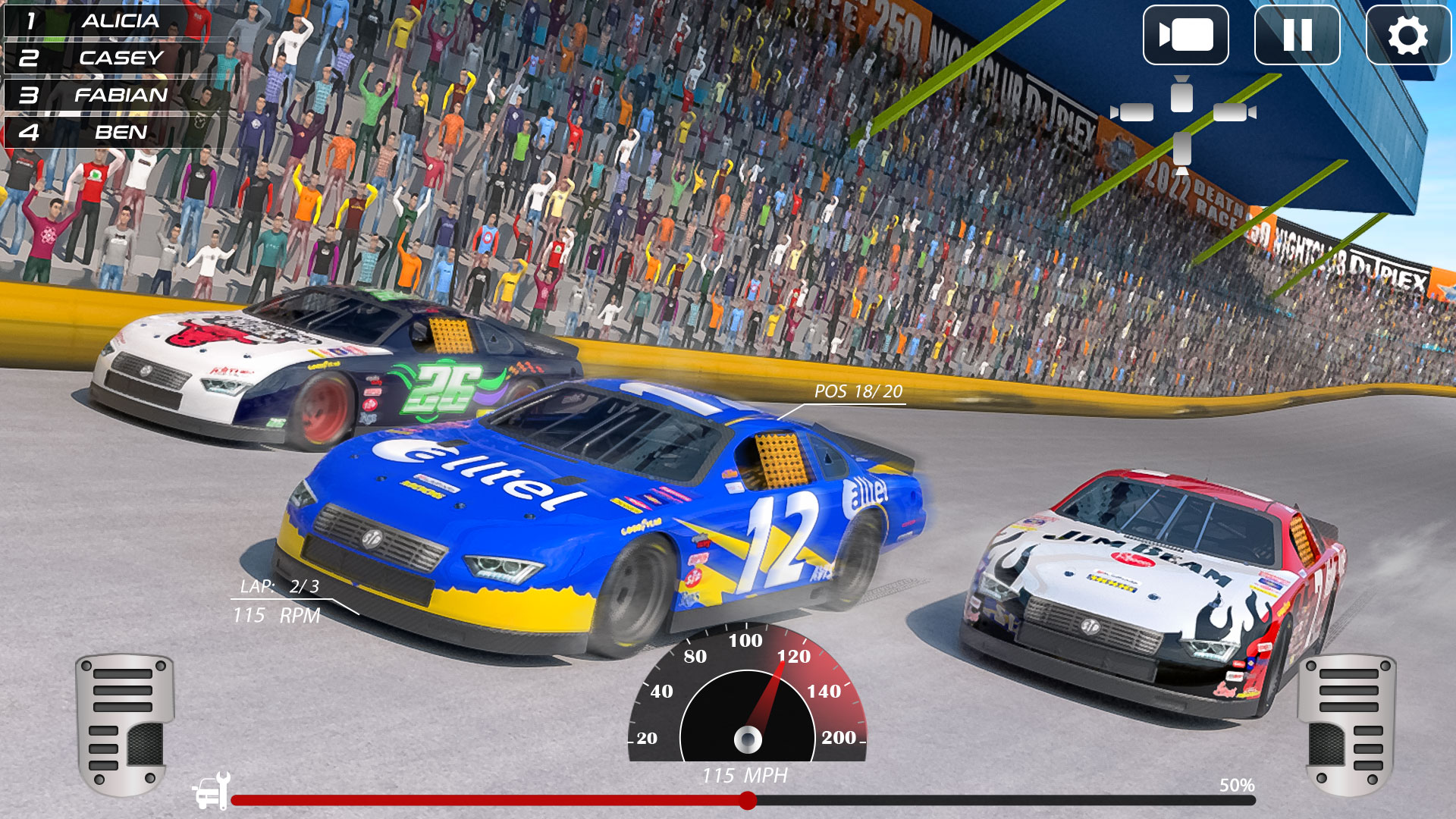 اسکرین شات 8 بازی Super Stock Car Racing Game 3D