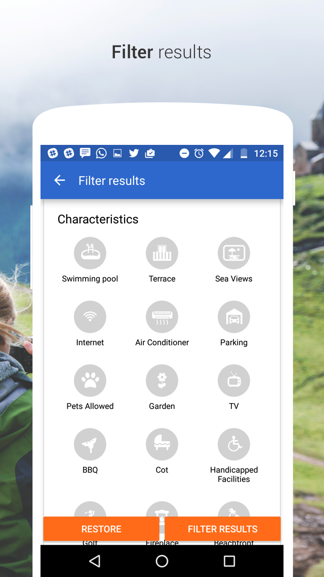 اسکرین شات 4 برنامه Rentalia: holiday rentals