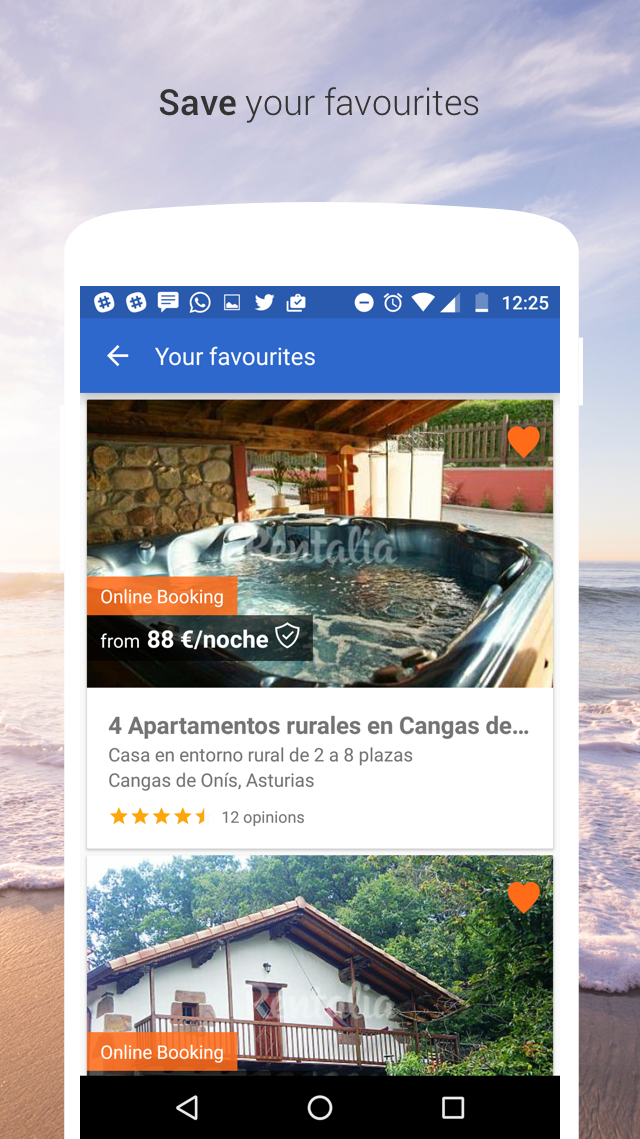 اسکرین شات 6 برنامه Rentalia: holiday rentals