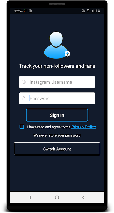 اسکرین شات 1 برنامه Reports+ followers Analytic