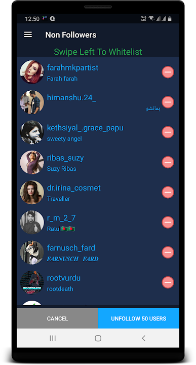 اسکرین شات 2 برنامه Reports+ followers Analytic