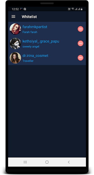 اسکرین شات 4 برنامه Reports+ followers Analytic