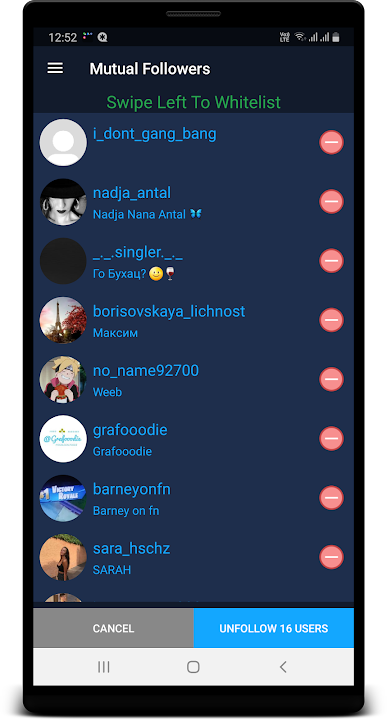 اسکرین شات 3 برنامه Reports+ followers Analytic