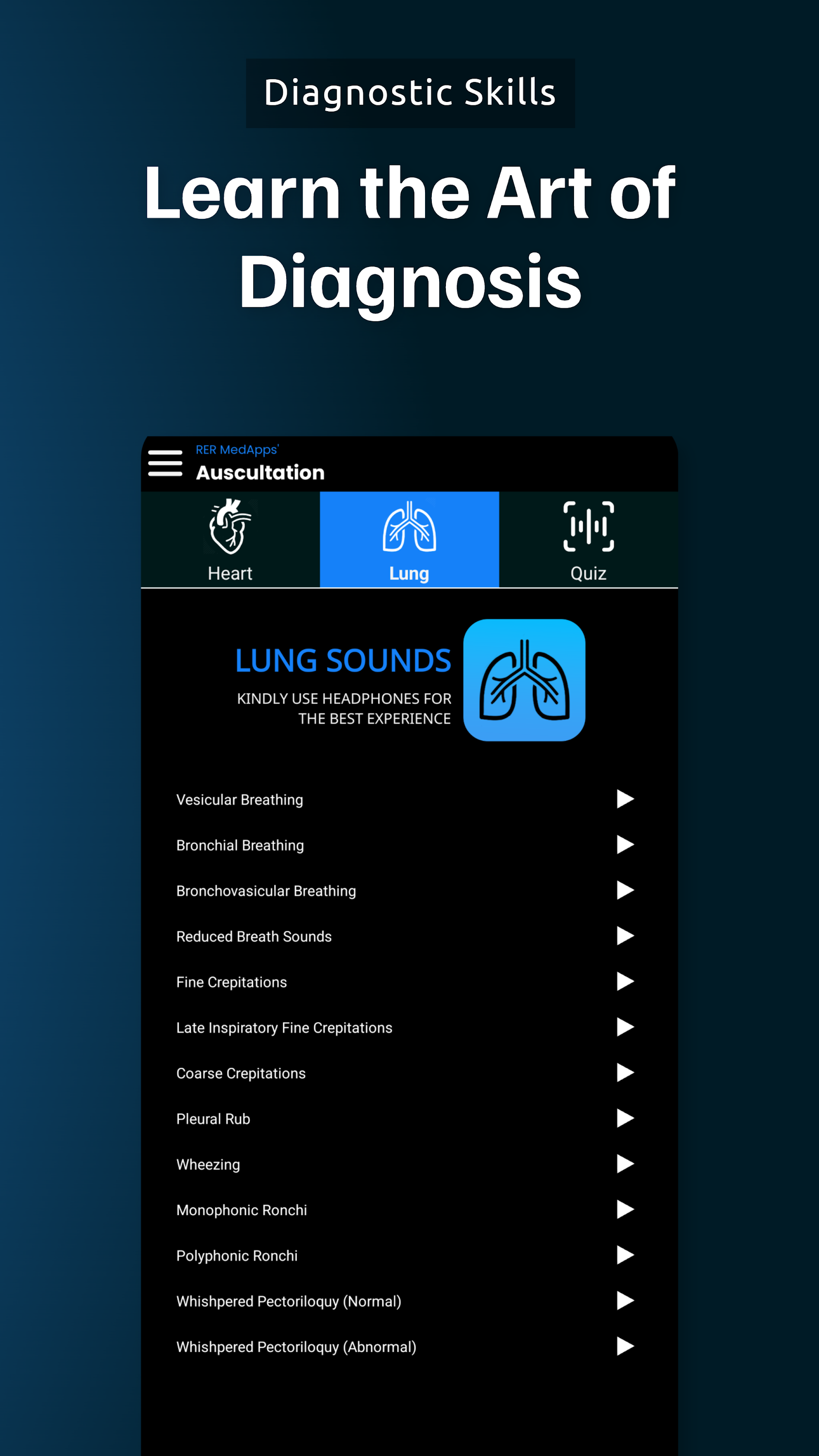 اسکرین شات 7 برنامه Auscultation | Heart Sounds