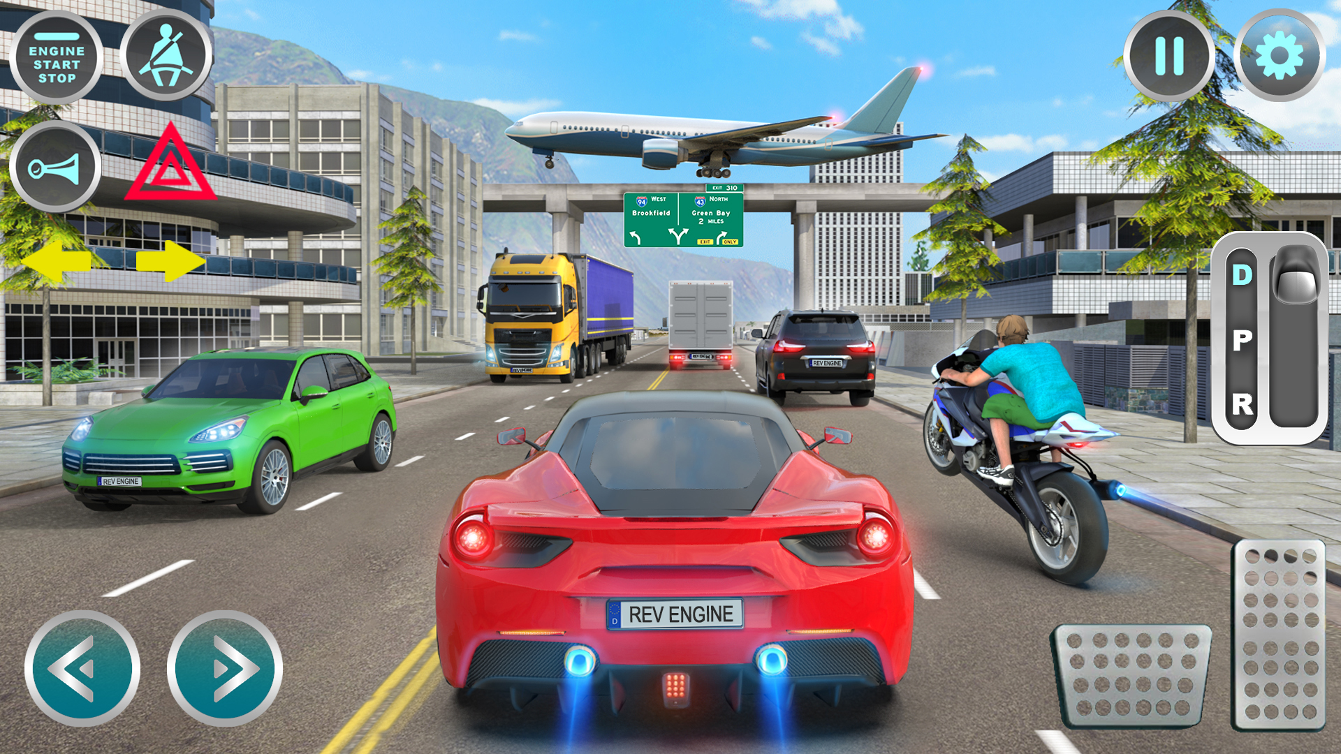 اسکرین شات 2 بازی Real Driving School: Car Games