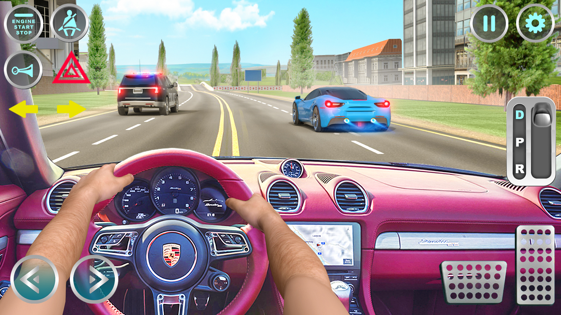 اسکرین شات 1 بازی Real Driving School: Car Games