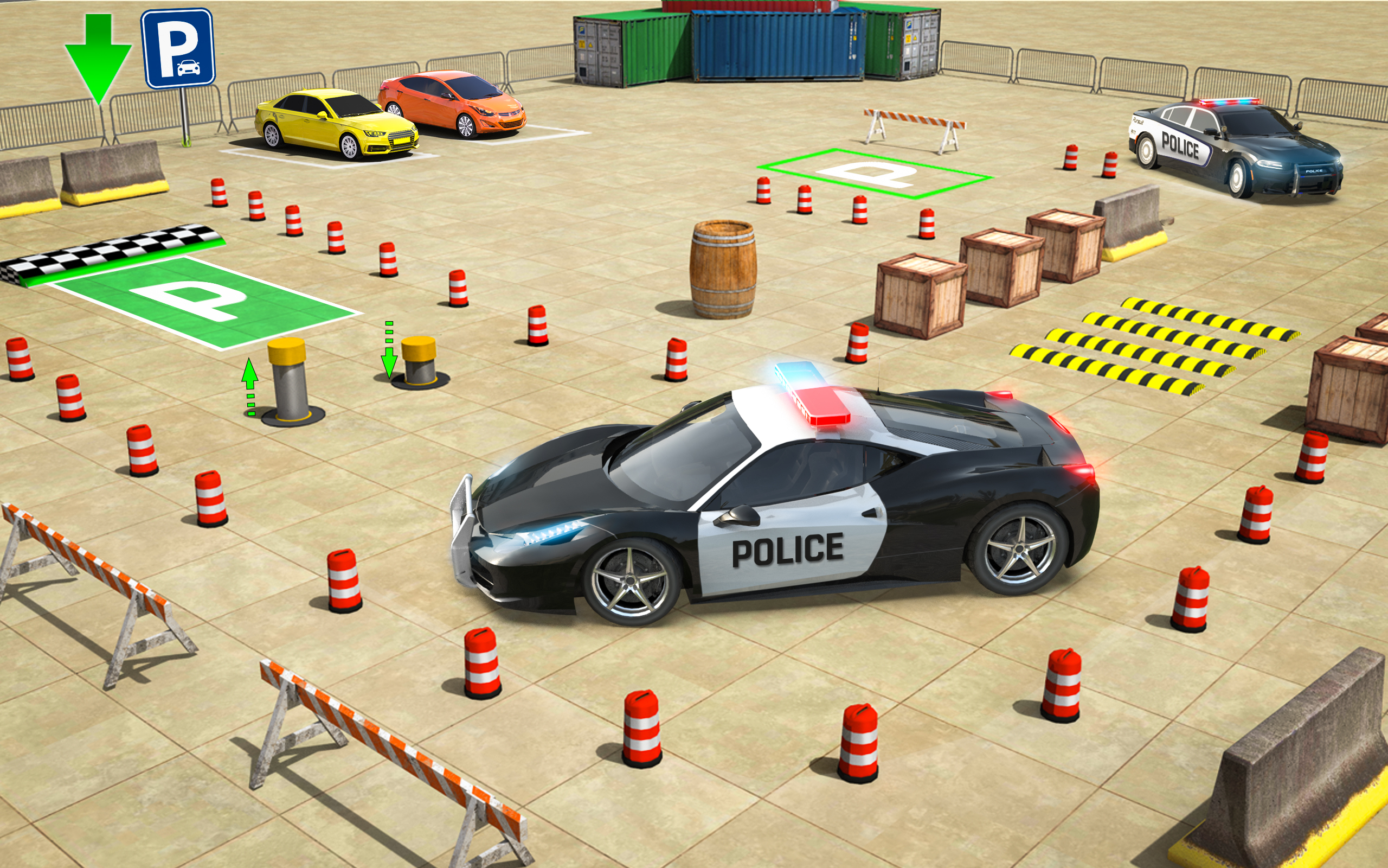 اسکرین شات 4 بازی Police Car Parking School Game