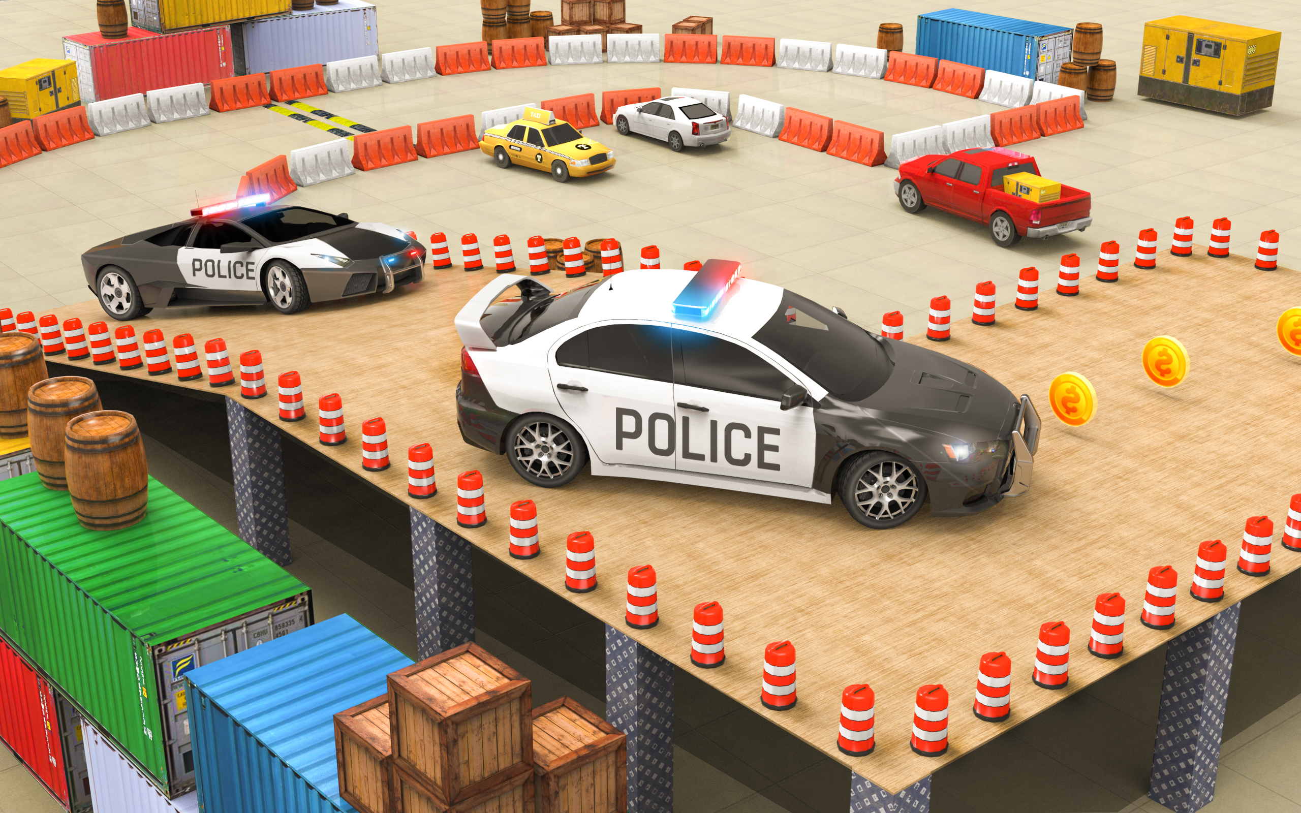 اسکرین شات 1 بازی Police Car Parking School Game