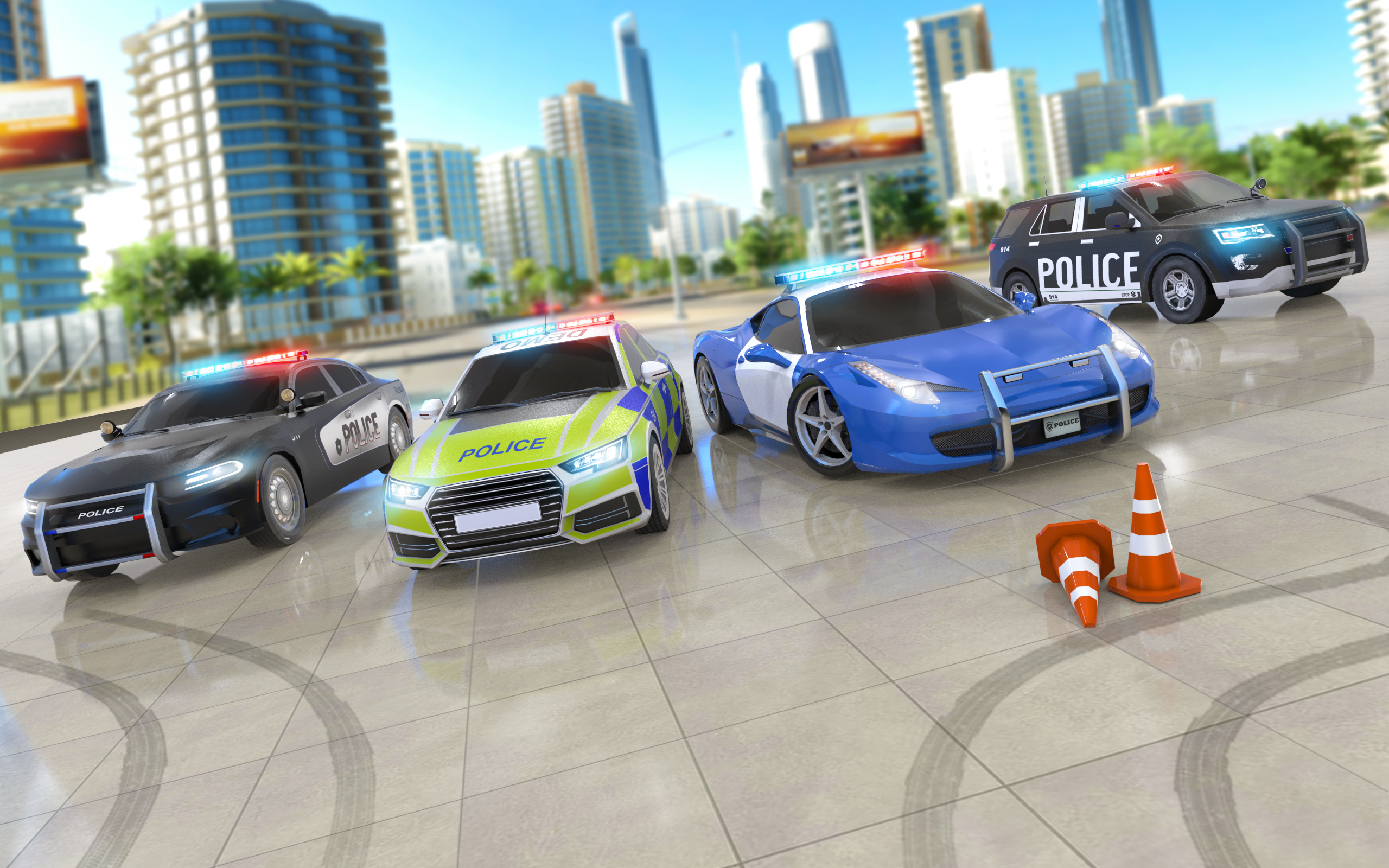 اسکرین شات 5 بازی Police Car Parking School Game