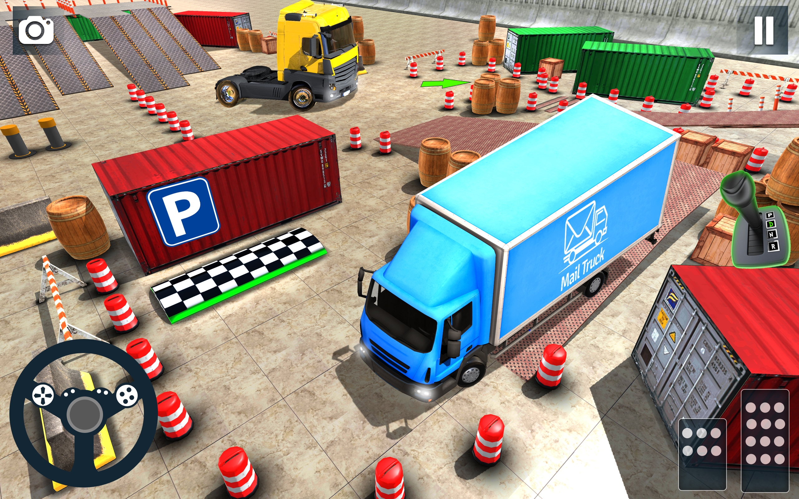 اسکرین شات 6 بازی Hard Truck Parking Truck Games