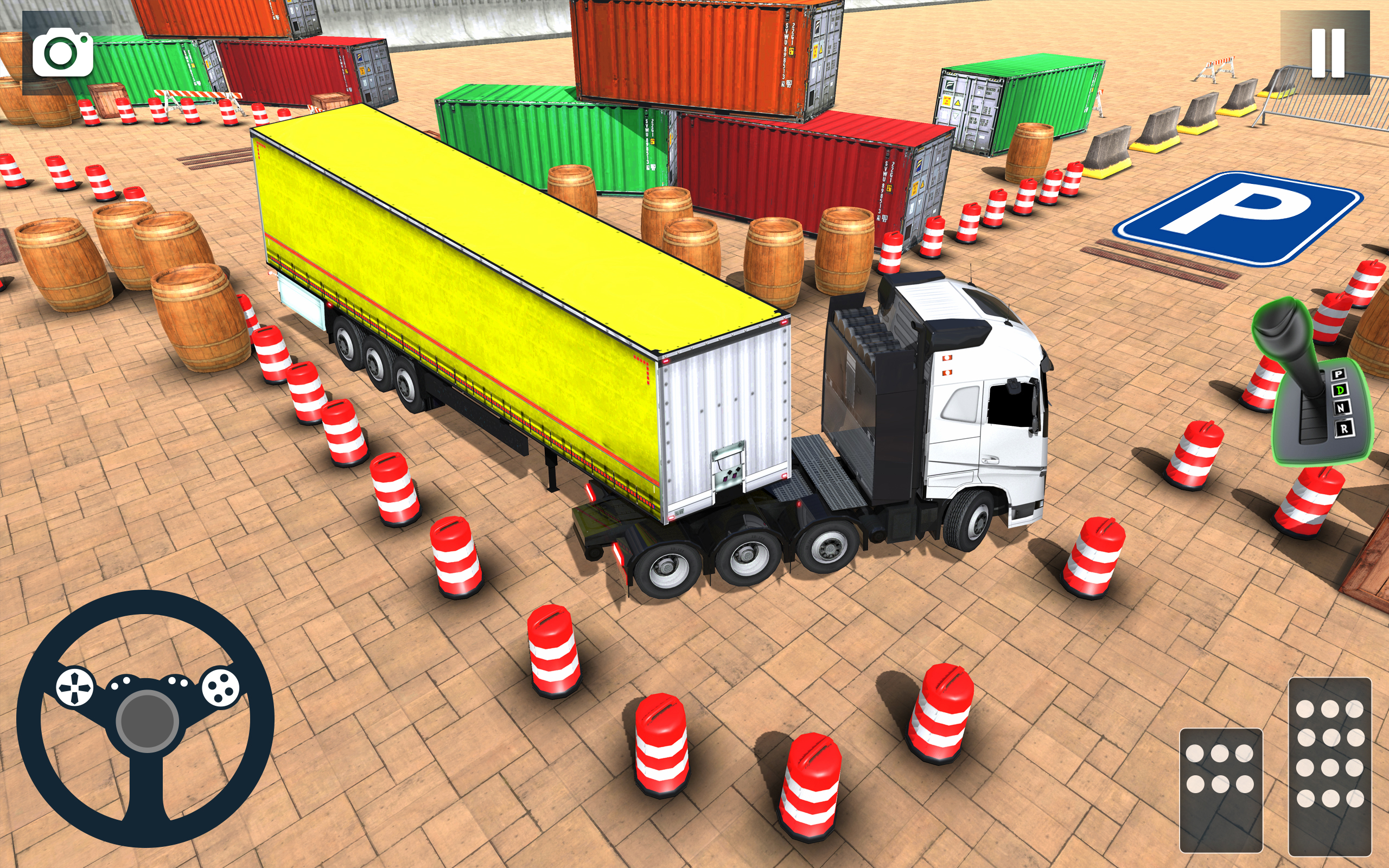 اسکرین شات 3 بازی Hard Truck Parking Truck Games