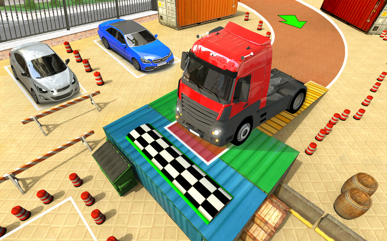اسکرین شات 7 بازی Hard Truck Parking Truck Games