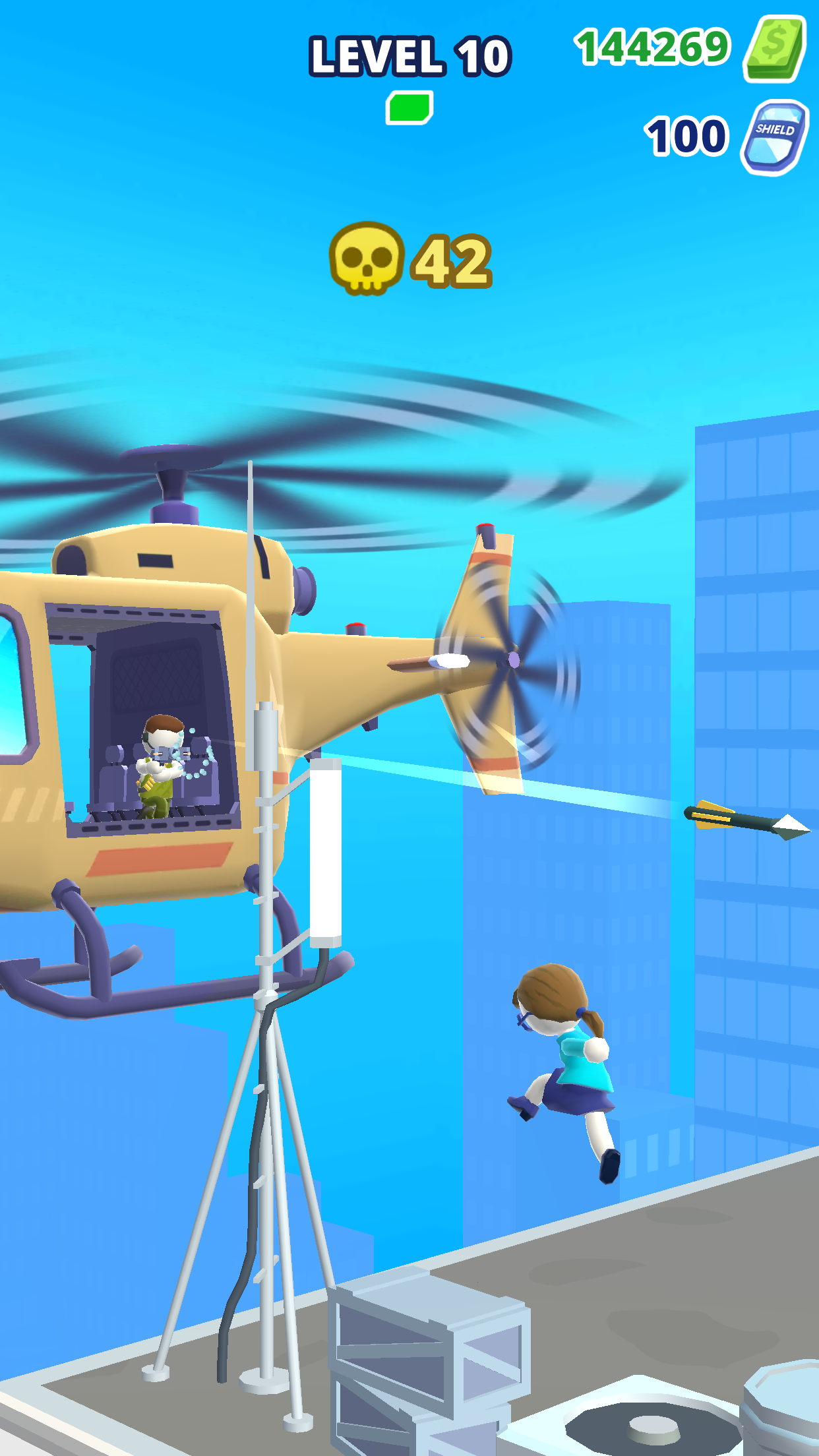 اسکرین شات 2 بازی Helicopter Escape 3D