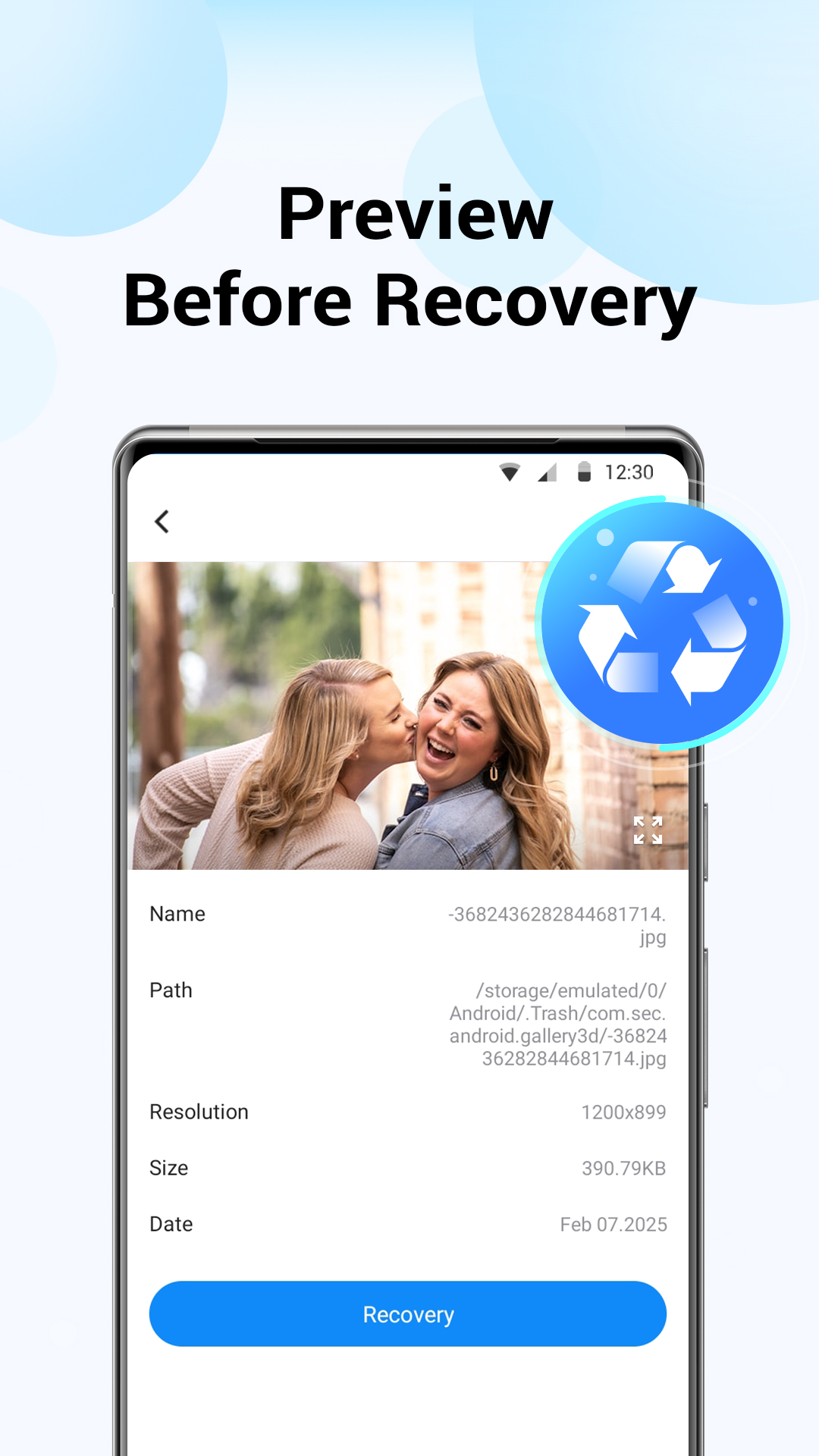 اسکرین شات 4 برنامه PhotoRescue-Recover Files