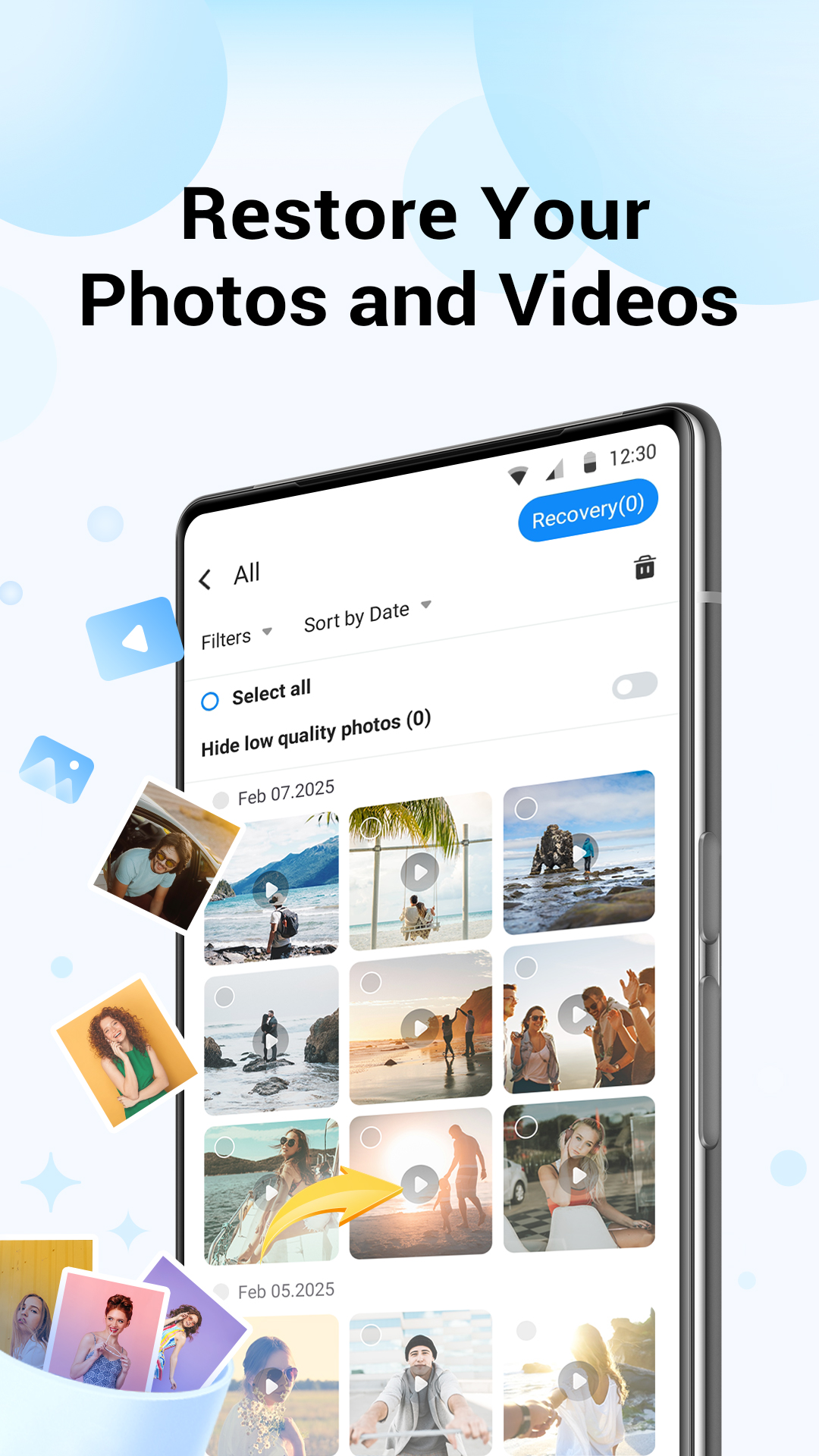 اسکرین شات 1 برنامه PhotoRescue-Recover Files