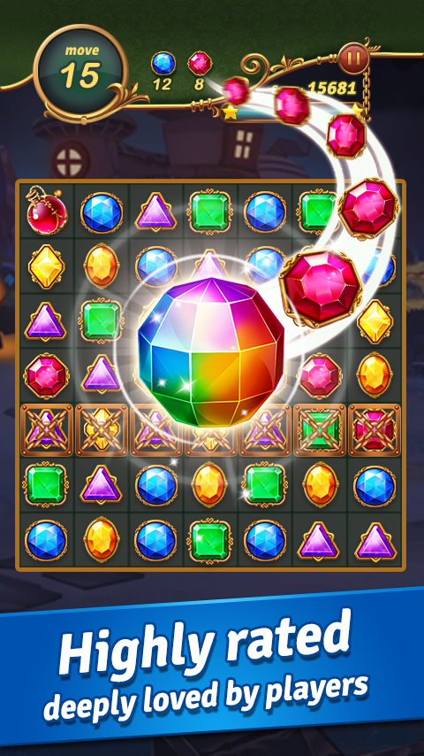 اسکرین شات 2 بازی Jewel Castle™ - Match 3 Puzzle