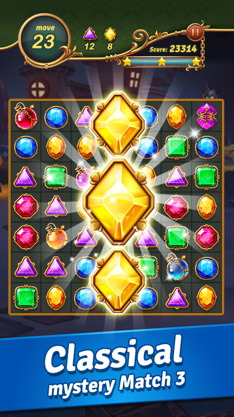 اسکرین شات 1 بازی Jewel Castle™ - Match 3 Puzzle