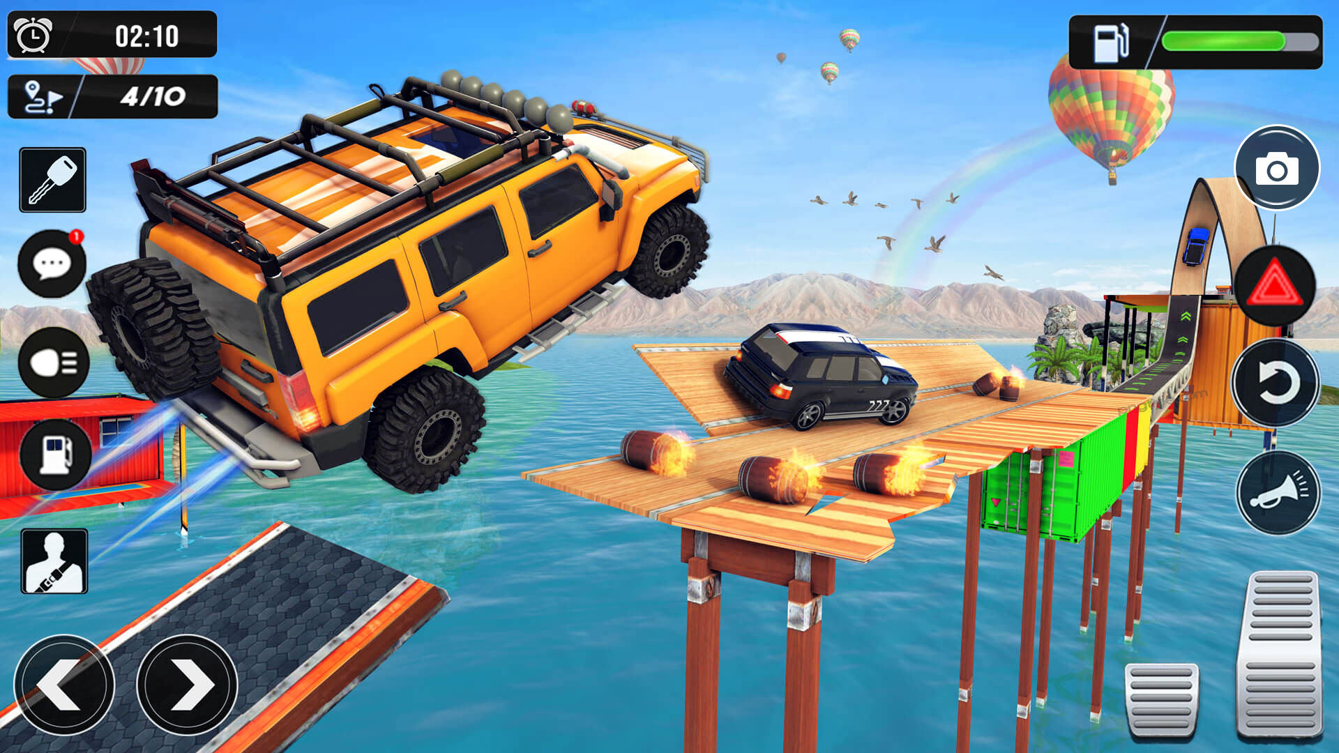 اسکرین شات 1 برنامه Car Racing Stunts: Car Games