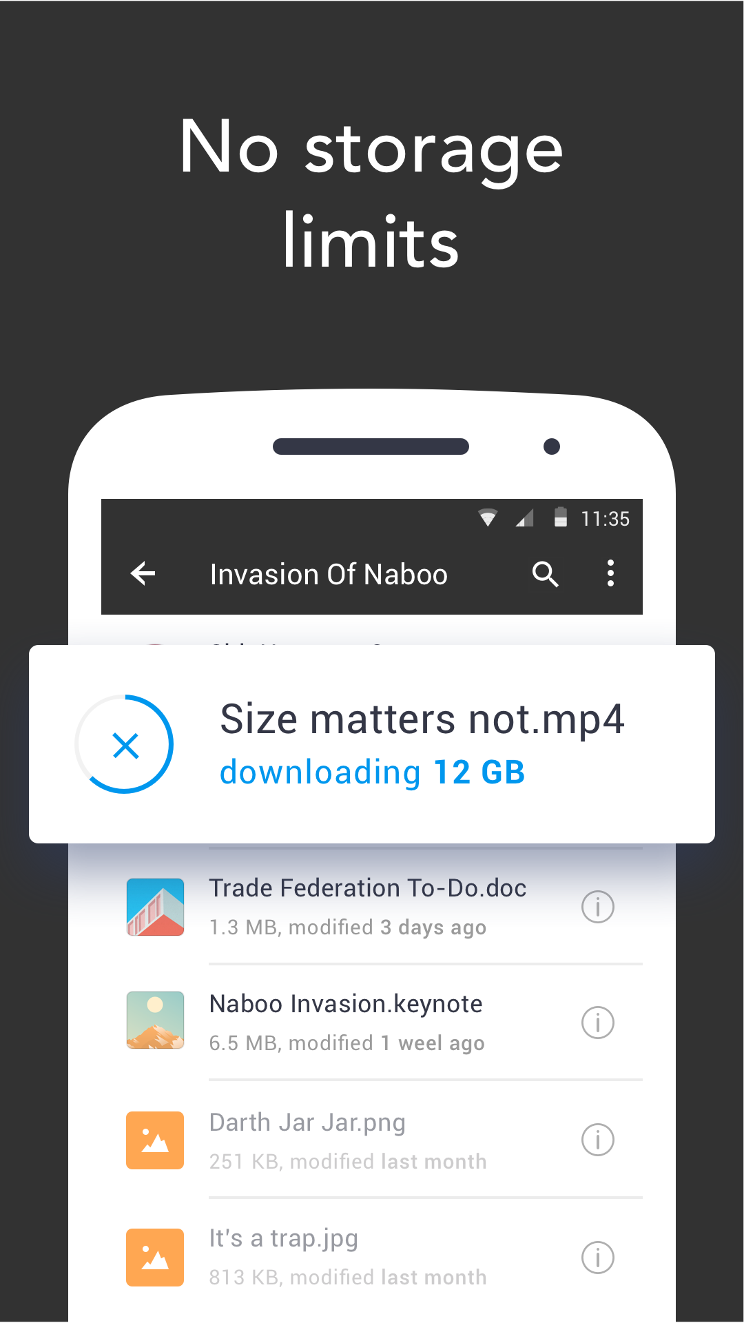 اسکرین شات 3 برنامه Resilio Sync