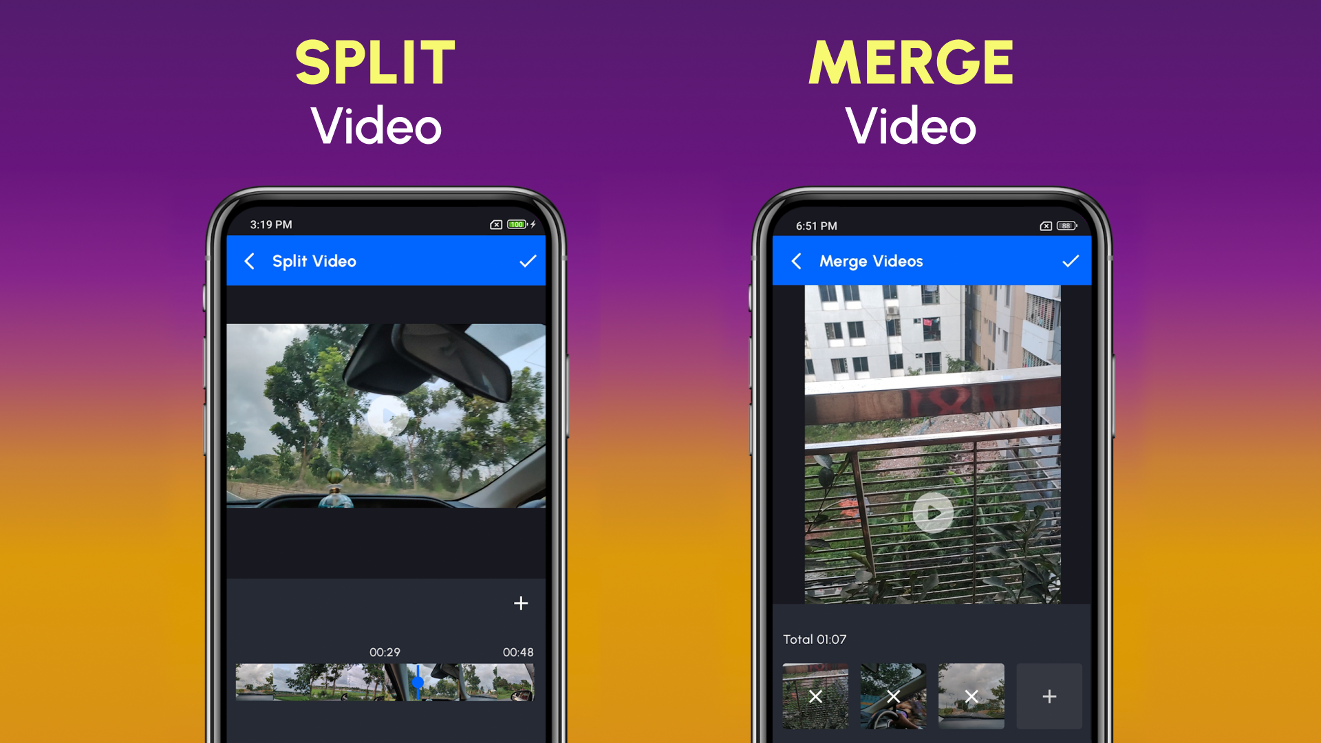 اسکرین شات 7 برنامه Resize Video, Compress & Crop