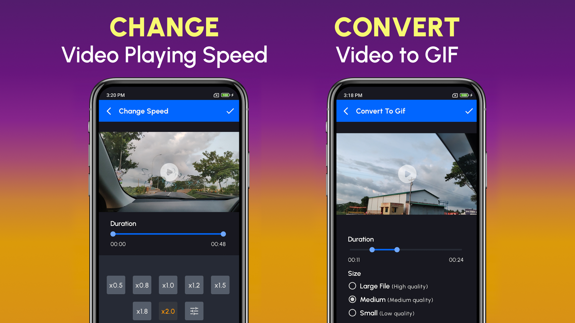 اسکرین شات 8 برنامه Resize Video, Compress & Crop